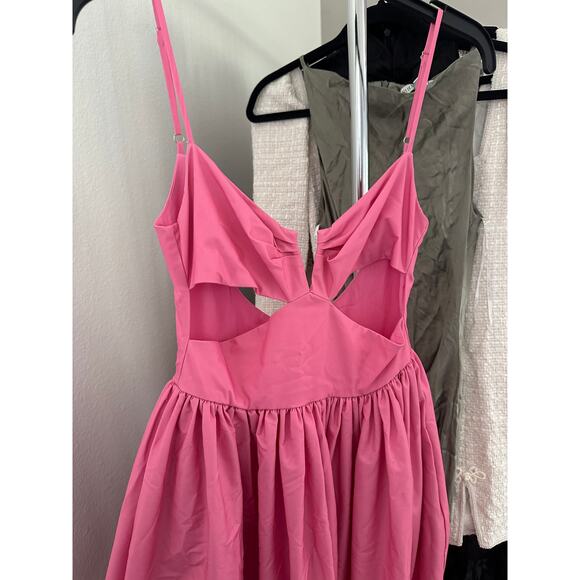 SAU LEE Nova Gown in Pink Chartreuse Ombre - Picture 5 of 11